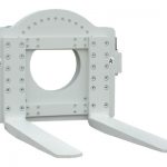 Klass 2 - kahveltõstukite kinnitamiseks mõeldud pöörlemiskahvli kinnitusklamber pikkusega 1220 mm